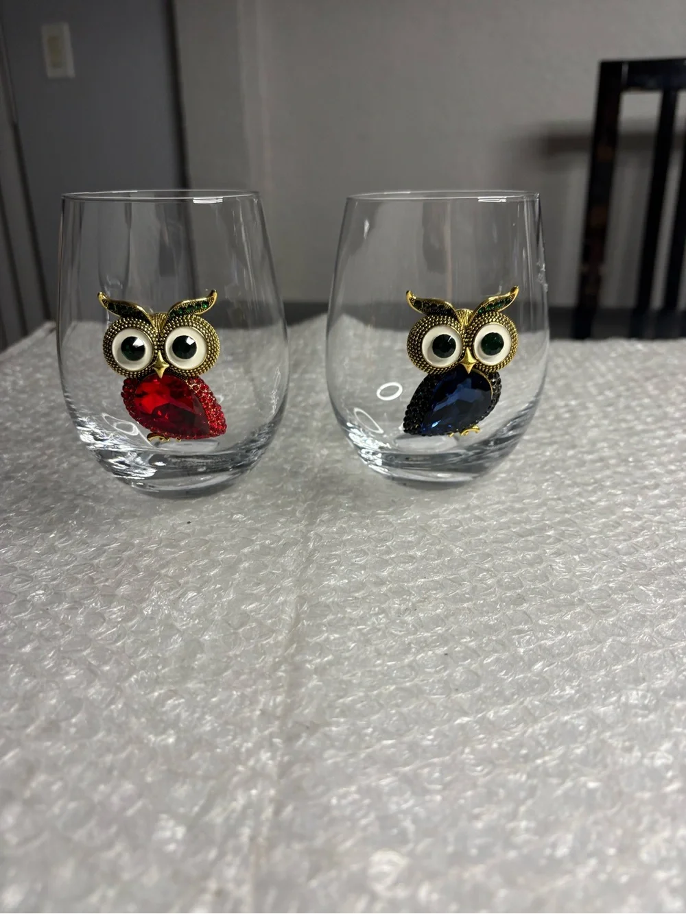 Abbott collection owl motif glasses